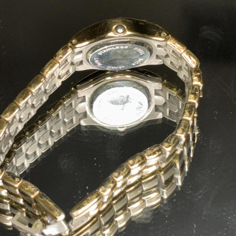 vintage Gianfranco Ruffini two-tone quartz wristwatch - Picture 8 of 8